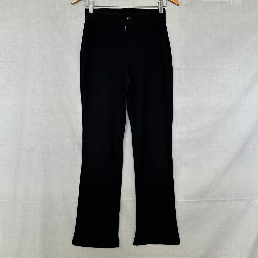 AZIZ Black Stretch Pants, size M